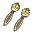 thumbnail image 2 of Cantaloupe Vintage Copper-Colored Lace Bookmarks - Stainless Steel Book Accessories for Readers and Book Lovers, 2 of 5