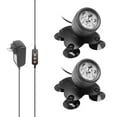 thumbnail image 1 of Labymos 2 Pcs 4 LEDs RGB Lampe de Plongée sous-Marine Kit de Lumière avec Télécommande, 1 of 8
