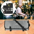 thumbnail image 3 of Bolsa de almacenamiento de cubiertos,Bolsa enrollable para cuchillos de chef profesional con 14 ranuras,Estuche de viaje Bolsillos de almacenamiento Portador,Ideas para guardar cuchillos, 3 of 7