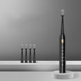 thumbnail image 5 of HARPI Premium Black Toothbrush Toothbrush With 4 Brush Heads 5 Cleaning Modes Water Proofing IPX7 Water Proofing Toothbrush Newly., 5 of 8