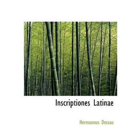 Inscriptiones Latinae (Latin Edition)