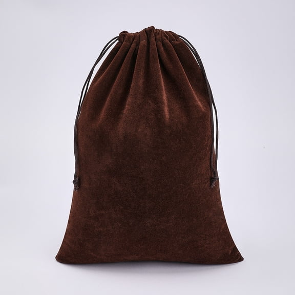 XmhyTop-A 50 Pack 5*7cm Velvet Drawstring Pouches, Reusable Multipurpose Mini Storage Gift Bags, Portable Jewelry Cosmetic Storage Pouches for Wedding Party Favors Small Item Organizer,Brown