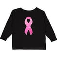 thumbnail image 3 of Inktastic Breast Cancer Pink Awareness Ribbon Boys or Girls Long Sleeve Toddler T-Shirt, 3 of 5