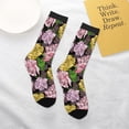 thumbnail image 4 of Uemuo Colorful Roses Printed Kids Boys Socks Seamless Crew Socks Crazy Funny Athletic Sport Socks for Children, 4 of 6