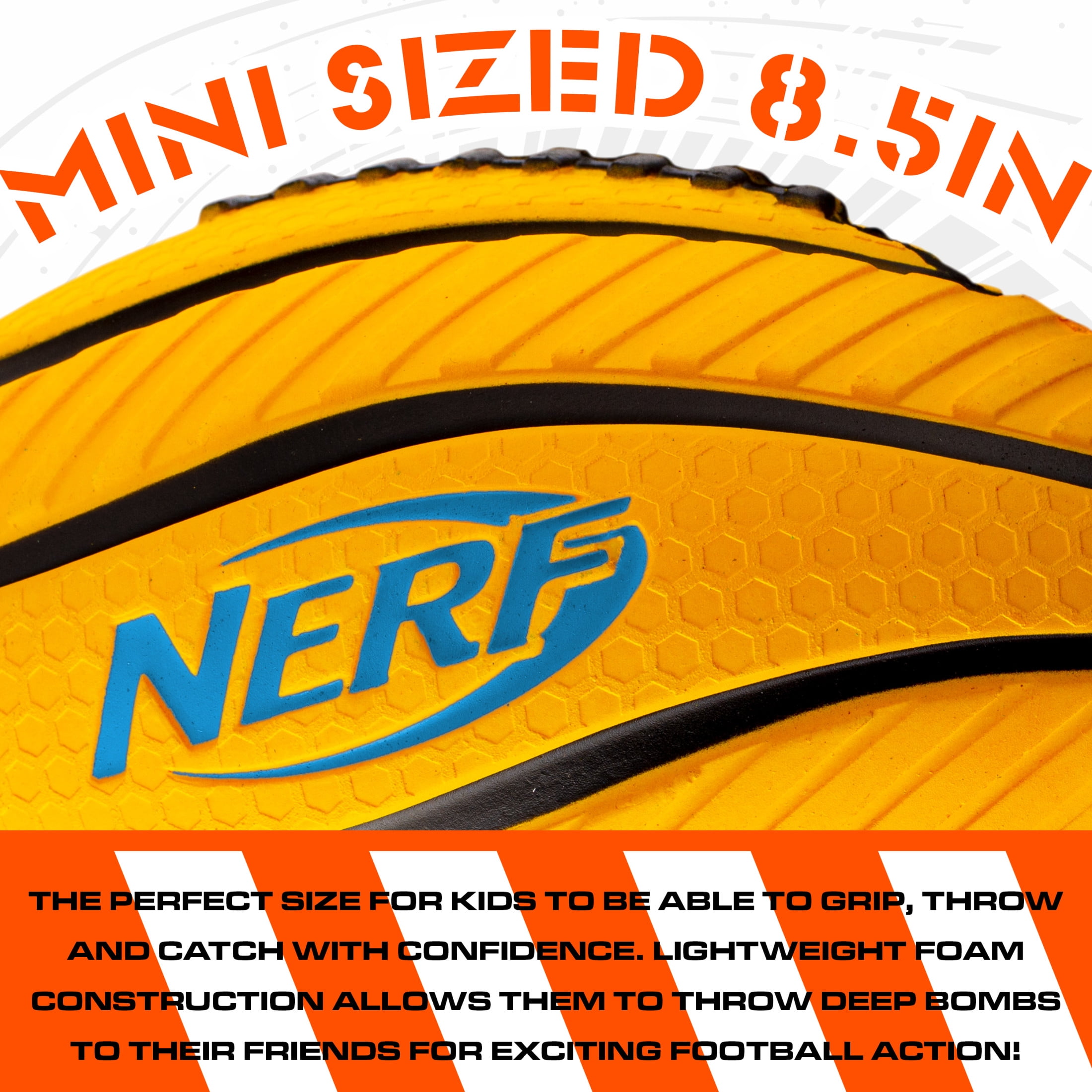 Nerf Spiral Grip Mini Foam Football 0.51 lb