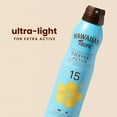 thumbnail image 3 of Hawaiian Tropic Everyday Active Clear Spray Sunscreen SPF 15, 6oz, 3 of 8