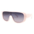 thumbnail image 2 of Women's Polarized Sunglasses Oversized Square Shield Style UV400 Pink, Smoke, 2 of 5