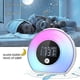 thumbnail image 2 of Luz nocturna con altavoz Bluetooth, reloj digital con luz LED (blanco) Afortunado Sencillez, 2 of 5