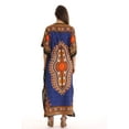 thumbnail image 3 of 21754-ORG-S-M Riviera Sun Long Dashiki Caftan / Caftans for Women (Black - Multi, Large-X-Large), 3 of 3