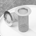 thumbnail image 6 of Stainless Steel Anti-Pest Waste Drainer Kitchen Tool Sink Strainer Sealing Cover Food Hair Stopper Floor Drain Filter Mesh C, 6 of 8