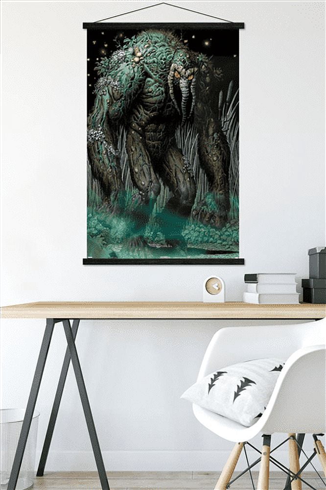 Marvel Comics: Man-Thing: Thunderbolts #154 Wall Poster with Magnetic Frame, 22.375" x 34"