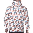 thumbnail image 7 of Lsque Donkey Pattern Casual Men's Hoodie,Hooded Sweatshirt with Kangaroo Pocket,Pullover Hoodie-X-Large, 7 of 7