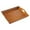 Brown, variant on Ottoman Tray, 12'' x 10'' x 1'' Wooden Serving Tray with Handles for Ottoman Tray, Food, Breakfast, Eating, Drinks, BBQ,