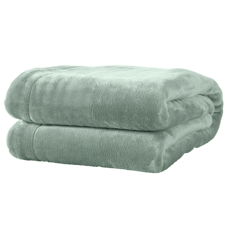 Great Bay Home Sherpa Fleece and Velvet Plush Twin Throw Blanket Grey Windowpane, Thick Blanket for Chair, Sofa, or Bed. Warm, R