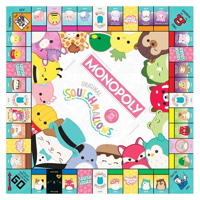 Juego de mesa USAOPOLY Monopoly Squishmallows Collector's Ed.