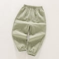 thumbnail image 2 of fatyb Unisex Kids Long Bloomers Elastic Waist Girls Boys Cotton Pants Lightweight Loose Casual Pants, 2 of 5