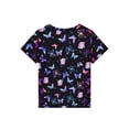 thumbnail image 5 of QEFJNO Kids Girls Pajamas Set 2 PCS Short Sleeve Top and Shorts Pants for Toddler Girls Unicorn Pjs Size 3-12Y, 5 of 13