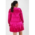 thumbnail image 3 of Vestido de satín Roman Fashion Tallas Extras 1250 Fiusha Fucsia 36, 3 of 6