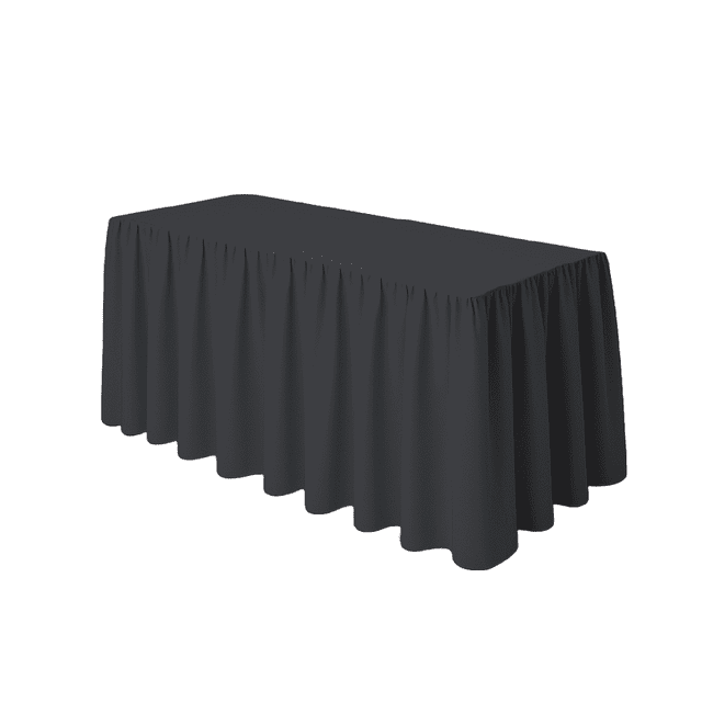 Mantel Bambalina Para Mesa De 1.80x0.75 Colores Gris Oxford