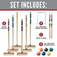 thumbnail image 2 of Franklin Sports Croquet Set - Professional Set - 6 Players, 2 of 9