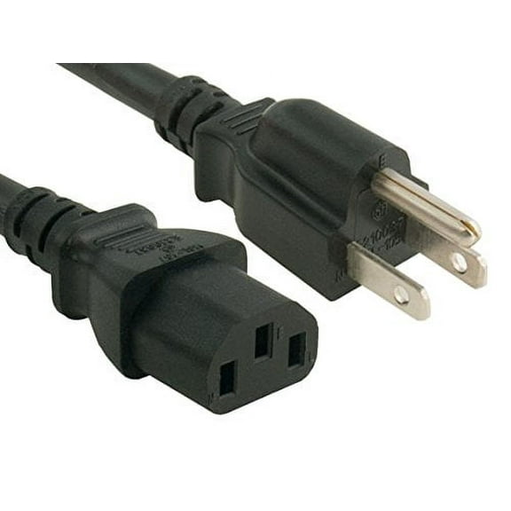 Cable Leader 14 AWG Universal Power Cord (IEC320 C13 to NEMA 5-15P) UL Listed (15 Foot (1 Pack))