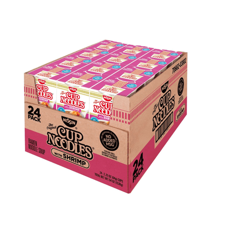 Product of Nissin Cup Noodles with Shrimp  24 pk./2.25 oz.