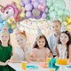 thumbnail image 4 of Kit De Decoraciones Para Unicornio Fiesta Cumpleaños 147pcs, Rosa/Blanco, 4 of 5