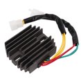 thumbnail image 1 of 12V Voltage Regulator, Direct Replacement Heat Dissipation Regulator Rectifier Aluminum Alloy Long Durability T1304040  for Motorcycle , 1 of 7
