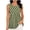 Army Green, variant on Womens Vintage Plaid Print Tank Tops Crew Neck Peplum Sleeveless Blouse Loose Fitting Casual Loungewear Watermelon Red L