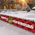 thumbnail image 4 of Moocorvic Christmas Banner Outdoor - 98.42x19.68 Inches, Christmas Front Porch Trim, Christmas Yard Banner, Christmas Yard Trim, 4 of 6