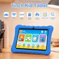 thumbnail image 2 of HDJ 7 in 1024 x 600 Child Tablet,Kids Tablet with Parent Control 32 GB, Android 13, Wi-Fi, Bluetooth, Blue, 2 of 8