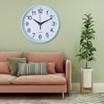 thumbnail image 5 of Modern Wall Clock Round Wall Clock Simple Style High-precision Battery Operated Easy-to-read Non-ticking Quartz Clock for Wall Decor Stylish Wall, 5 of 9
