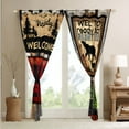 thumbnail image 3 of Camping 30%-50% Blackout Curtains Retro Lodge Cabin Curtains,Woodland Elk Deer Bear Curtains Drapes 2 Panels 42"Wx84"L, 3 of 5