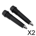 thumbnail image 1 of Puntas para Bastones de Trekking shamjiam Funda Protectora para Bastones Negro 2 piezas, 1 of 8