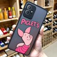 thumbnail image 5 of Matte Case for VIVO Y93 Y91C Y91 Y85 Y77 Y76 Y75 Y73 Y72 Y71 Y53 Y52S Y50 Y35 Y22 4G 5G Case Funda Shell Cute Pink Piglet Anime, 5 of 5