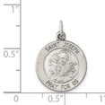 thumbnail image 2 of Sterling Silver Antiqued Saint Joseph Medal (20 X 15) Made In United States qc5684, 2 of 2