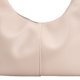 thumbnail image 2 of Monedero de axila para mujer Bolso de media luna con patrón de lichi de cuero PU para mujer (Blanco), 2 of 7