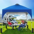 thumbnail image 4 of Topeakmart 8x8ft Pop Up Canopy Tent with Roller Bag, Blue, 4 of 8