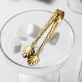thumbnail image 2 of Shisuyan Stainless Steel Tong Sugar Cube Clip Embossed Rose Pattern Ice Cube Tong, 2 of 9