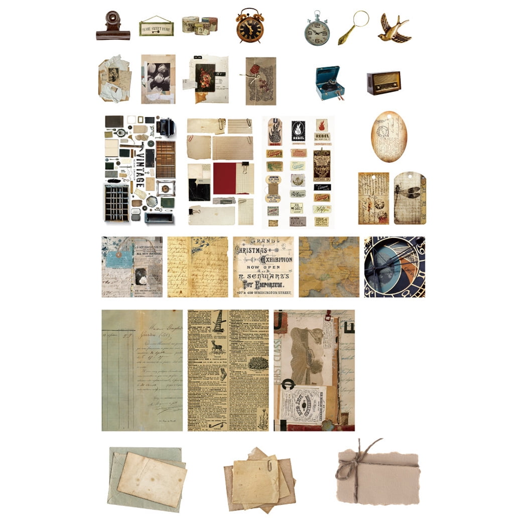 vintage stickers diy decorative 30pcs notebook stickers scrapbooking stickers walmart com
