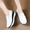 thumbnail image 6 of YOURDIARY Women's Slip-On Loafers Shoes Walking Sneakers Nurse Shoes Lightweight Waterproof Faux Leather Slip-Resistant Work Shoes, 6 of 7