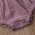 thumbnail image 4 of Opperiaya Barboteuse d'Été en Coton pour Bébé avec Bretelles, Lacets et Fronces, 4 of 9