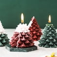 thumbnail image 4 of AMERTEER Candle Special Fragrance Easy to Use Wax Christmas Tree Shape Candle Home Decor, 4 of 10
