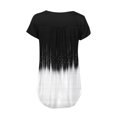 thumbnail image 5 of Tunic Tops for Women Loose Dressy Short Sleeve Henley Shirt V Neck Button Up Blouse Casual Pleated Basic Pullover, 5 of 5