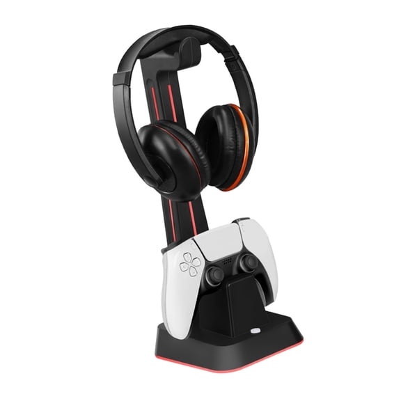 Jesscasday Charging Station with Headphone Holder for Gamepad Controller