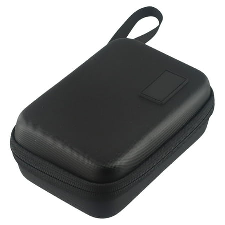 RANMEI Black Portable Digital Storage Bag Turbine Fan Oxford Cloth Eva Bag 17X12.5X6 Cm