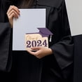thumbnail image 2 of Greeting Card Gift Card Holder for Graduate 2024 Personalized Wooden Graduation Card Box Multi Card Case Grad Card Organizer Case Customized Envelope Card Wallet for Graduates Gifts Souvenir, 2 of 7