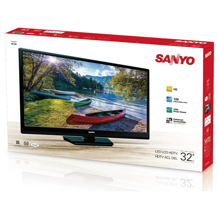 Sanyo 32 Class HD (720P) LED TV (FW32D08F) 
