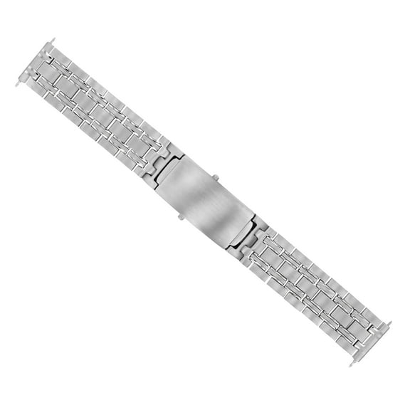 18MM SOLID LINK WATCH BAND FOR SEIKO WATCH FIELD SNK809 7S26-02J0 STRAIGHT END