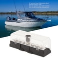 thumbnail image 3 of 12 Terminal Power Distribution Block, Flame  Base 12pc M4 Termial Screw Terminal Blocks 100A With 2 Screw For Trucks RVs Boats, 3 of 8